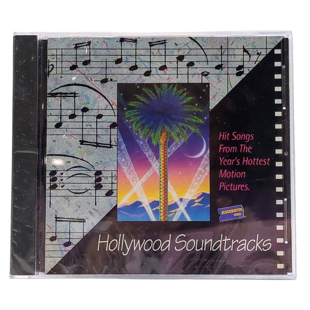 Hollywood Soundtracks CD Blockbuster Video Various Artists Sealed 90s Hits